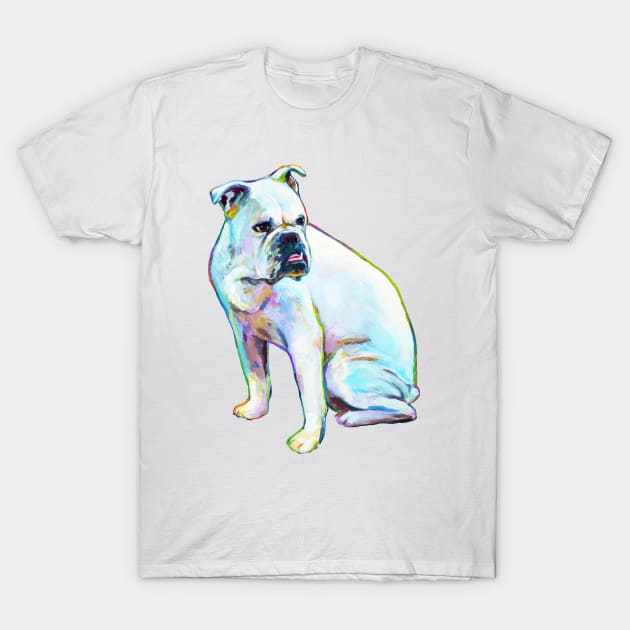 Georgia the Bulldog by Robert Phelps T-Shirt by RobertPhelpsArt